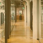 Image of office corridor for JD Scott + Co blog article about starting a new business